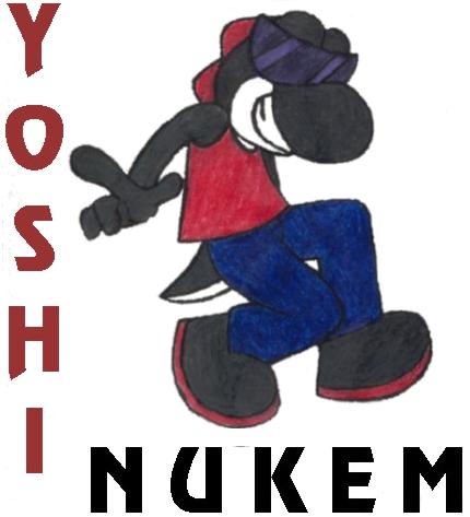 It's Yoshi Nukem! Yay!