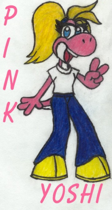 It's Pink Yoshi! Yay!