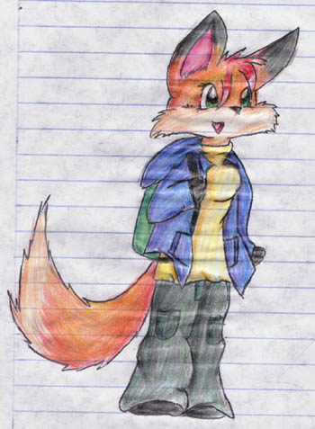 Fox thing I did during math