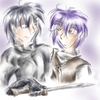 Sirius the knight and Remus the purple-haired