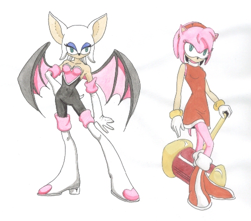 Amy and Rouge from SA2