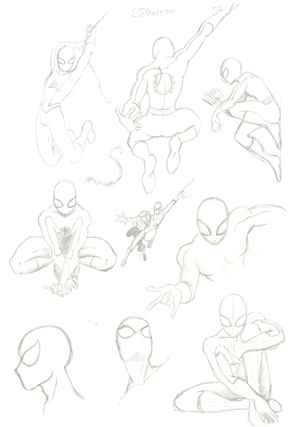 Spider man 'getting to know the character' sheet