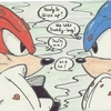 Knuckles and sonic first meet