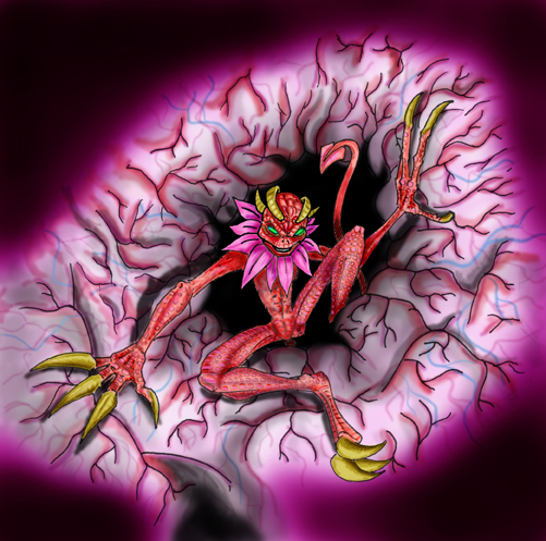 Pink Flower Demon