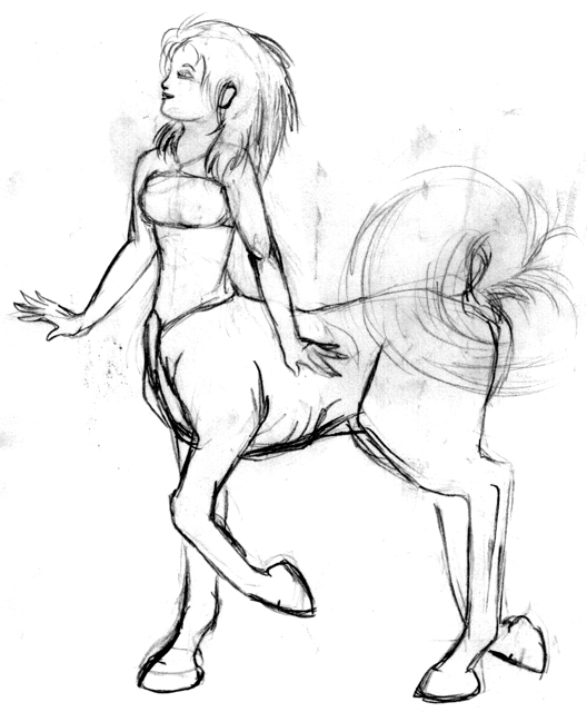 Playful Centauress