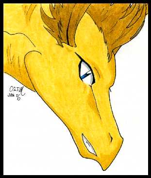 Yellow dragon head