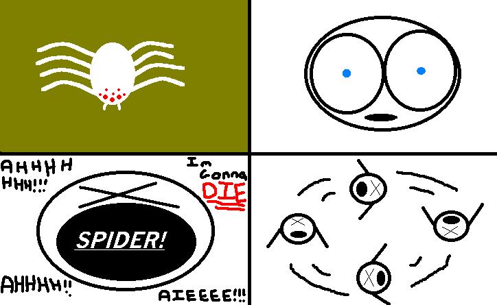 SPIDERS ARE SCARY!!!!