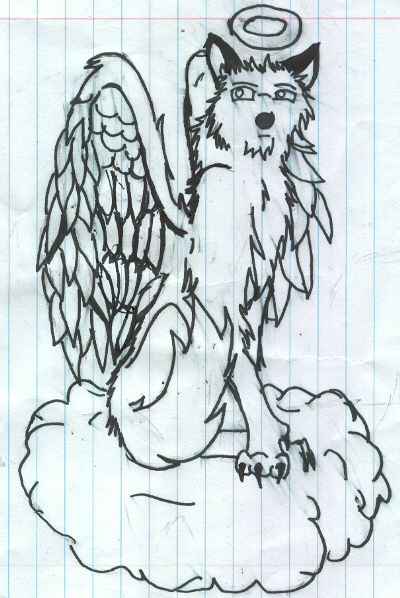 its an Angel as a Wolf ^-^