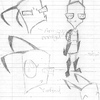 bwah sketches of Zim ^^