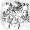 Super Metroid Pencil Drawing