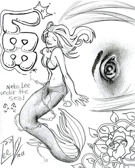 Neko lee under the sea!