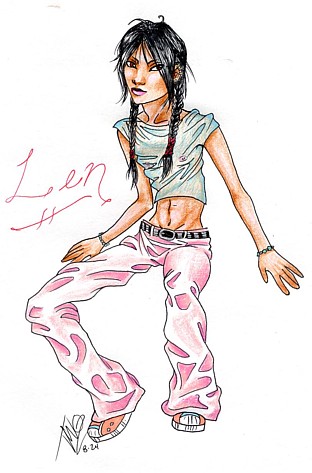 Len in colour