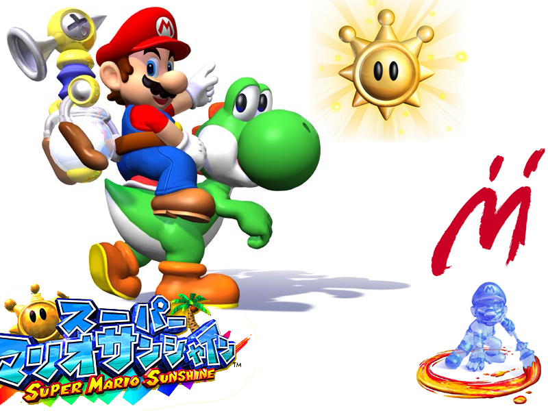 Super Mario Sunshine : THE WALLPAPER!!!