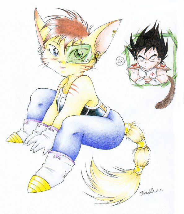 Saiyajin KS and Chibi Vegeta