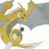 Silver and Gold Dragon
