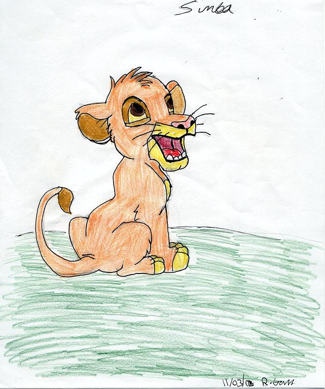 Simba the lion cub