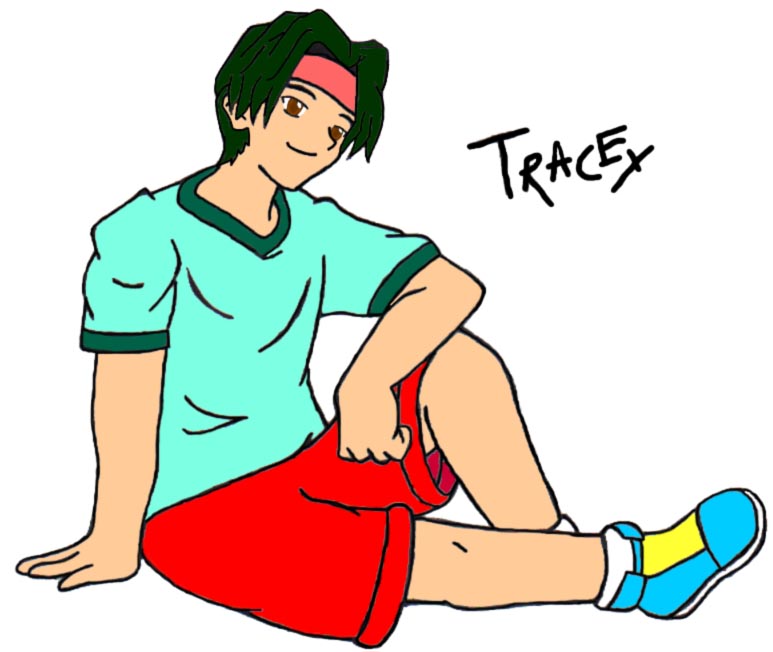 Manga-style Tracey.....colored