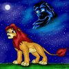 Simba and Mufasa's Ghost