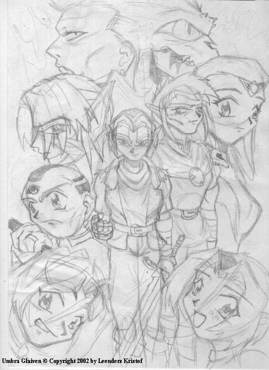 Umbra Glaiven Groupshot: Sketch...