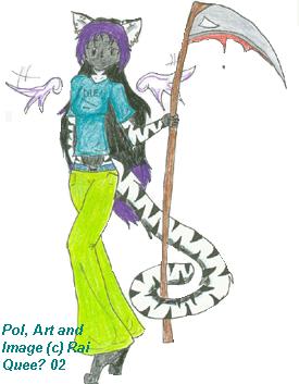 Pol with her Scythe thing-ay