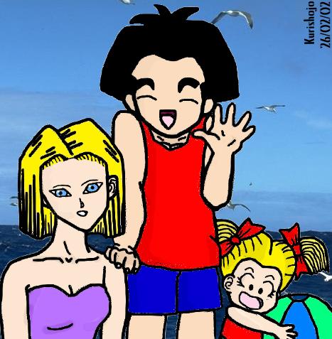 Kuri Family at the Beach