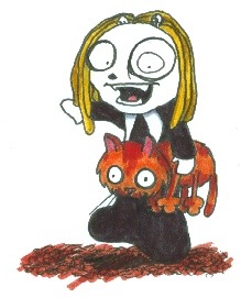 Lenore with Kitty