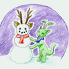 Winter Aisha Scene