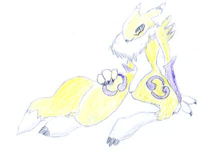 Renamon chilling!