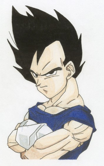 Posing Vegeta