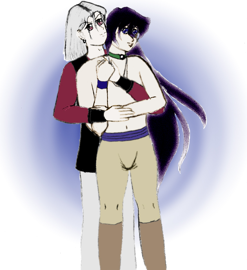 Eruko And Kimuro Hugging