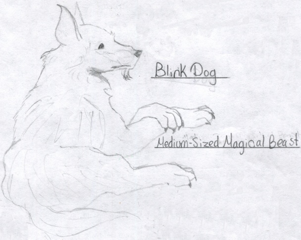 A Blinkdog, from Dungeons&Dragons