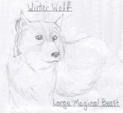 And here be a Winter Wolf from Dungeons&Dragons