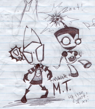 Invader MT sketches...