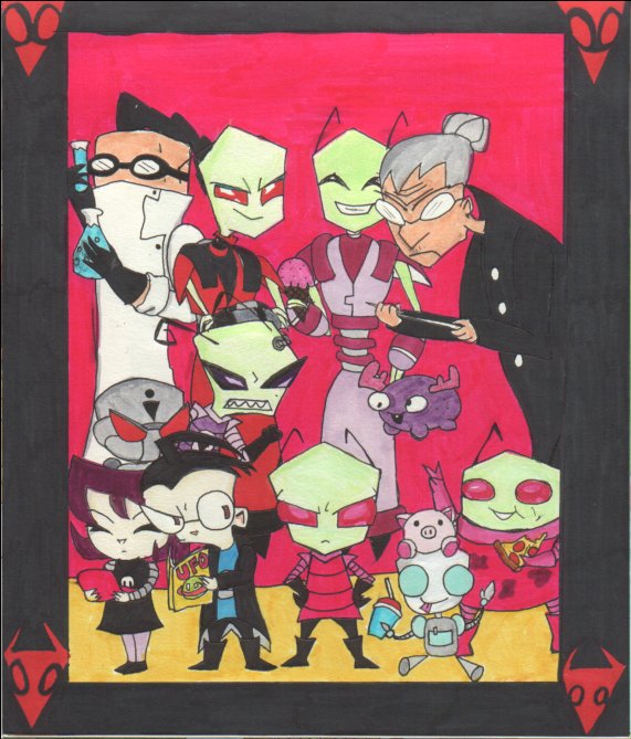 Invader Zim cast pic