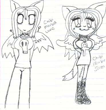 Chibi Morbid Luve and Seren