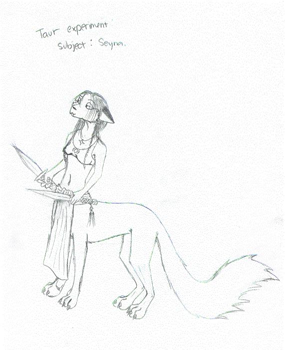 Seyna as a Taur