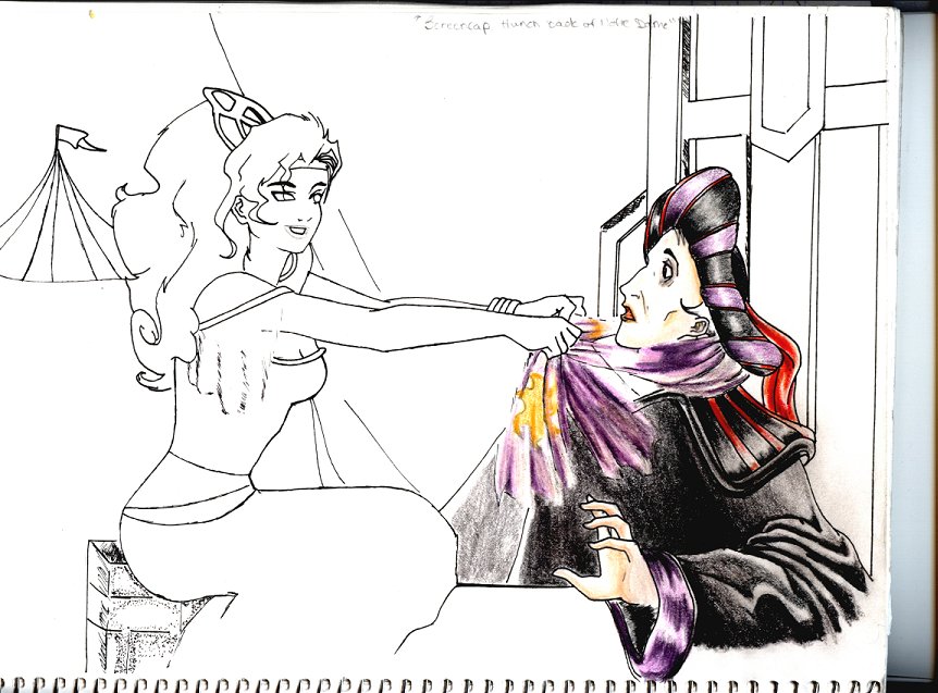 Frollo and Esmeralda - unfinished