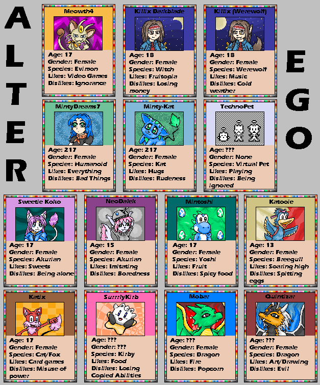 Alter Ego Cards