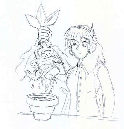 Hermione and the Mandrake