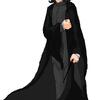 Severus Snape, glaring at something... or someone...