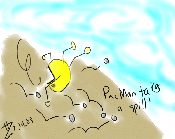 Pacman Falls.