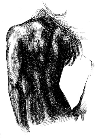 Rendered Female Back