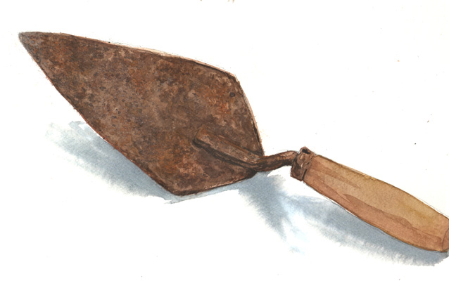 Rusty Object Watercolor