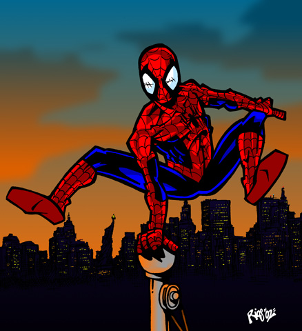 Spider-Man Sunset