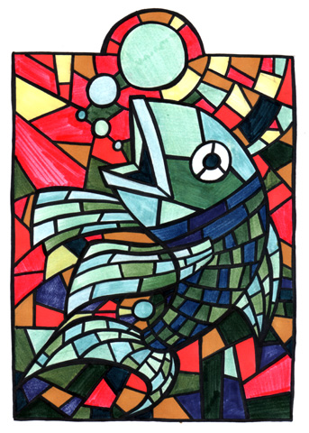 Stained Glass Fishy