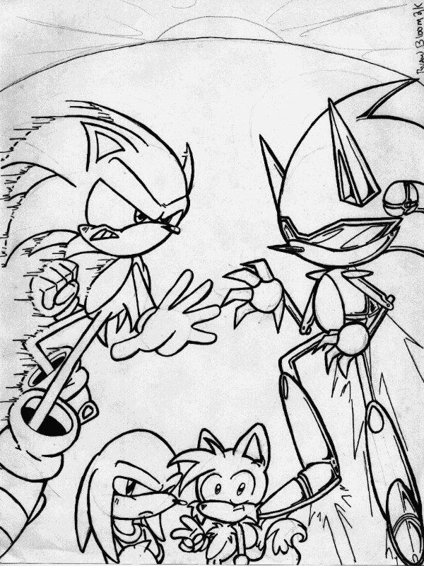 Old Artwork: Sonic vs. Metal