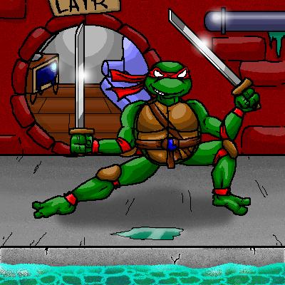 Oekaki: TMNT's Leonardo!