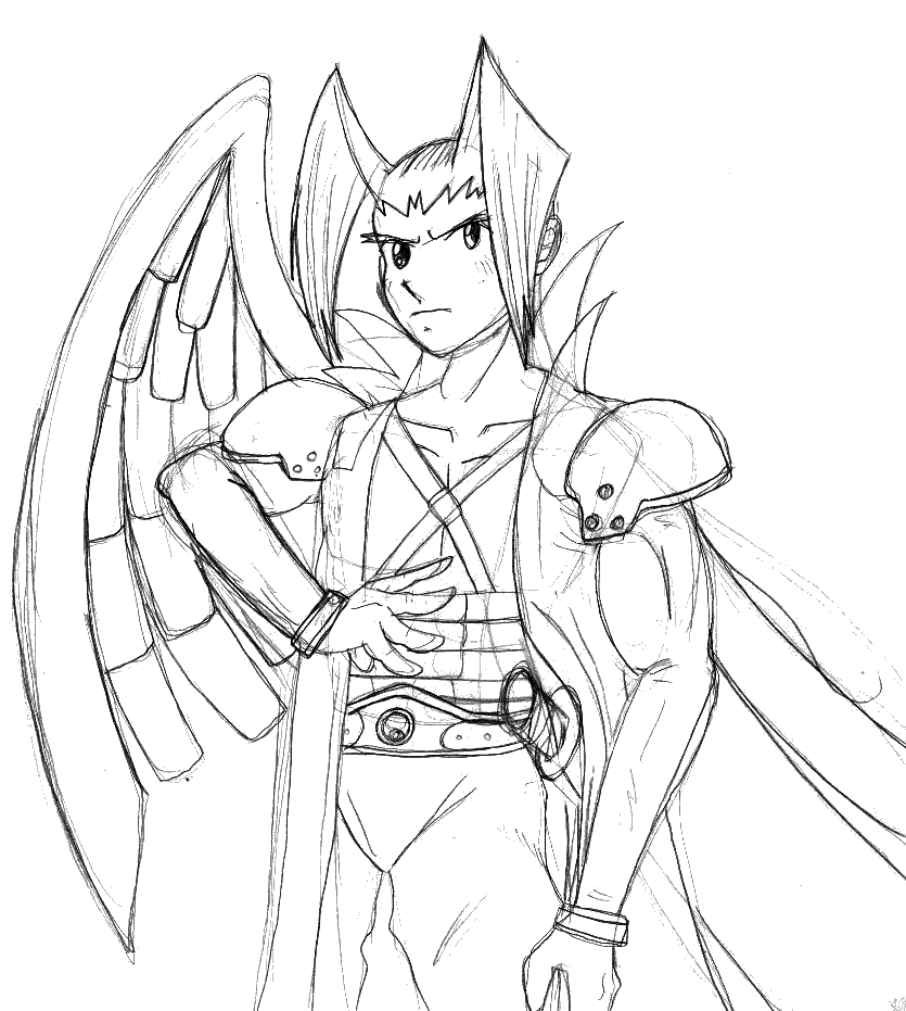 Terrible Sephiroth Sketch