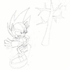 Sonic in Icecap, Sketch