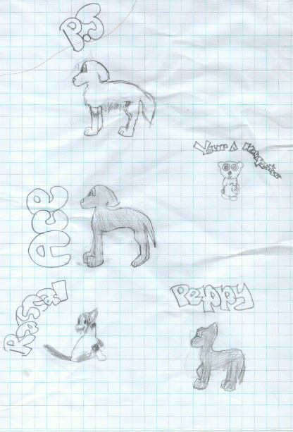 My Pets cartoon form